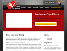 Tablet Screenshot of girneveteriner.com